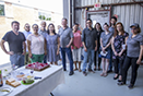 BBQ lunch celebrating employee birthdays and loyal services