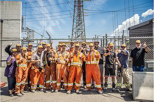 Photo déquipe Énergie Rio Tinto DAWCO