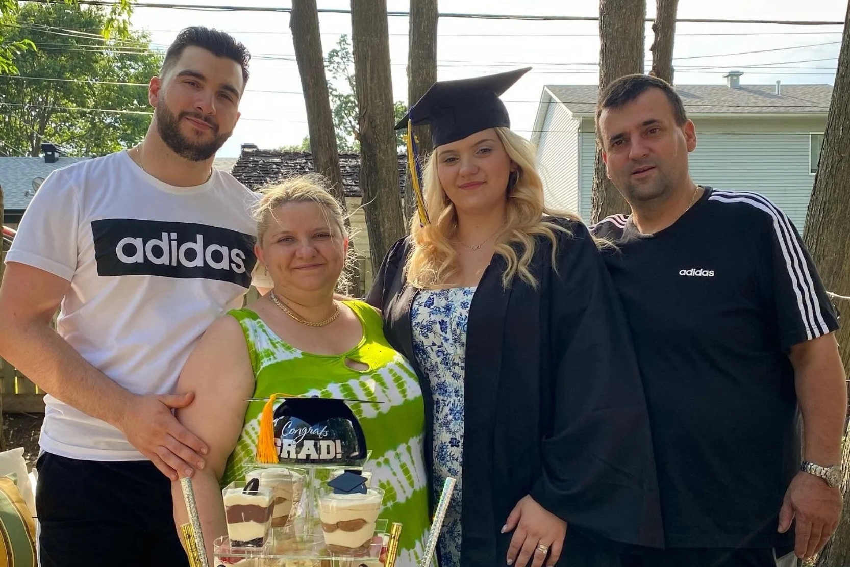 Horia Neaga et sa famille